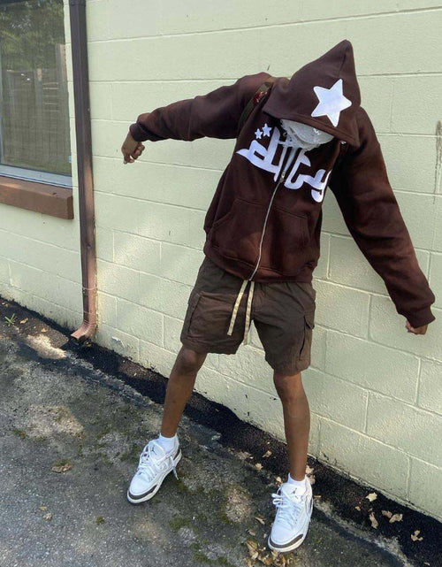 Load image into Gallery viewer, Star Letter Print Hoodies
