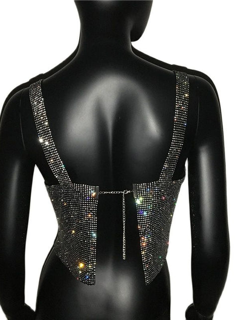 Load image into Gallery viewer, Glitter Nightclub Tank Top
